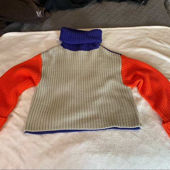Shop17 Chunky Knit Turtleneck Sweater M/L - Picture 1 of 12